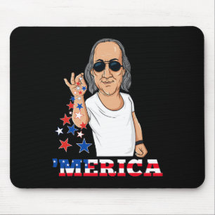 Ben Franklin 4. Juli Merica Mousepad