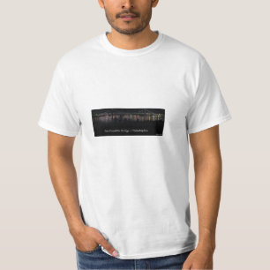 Ben Franklin Bridge bei Nacht T-Shirt