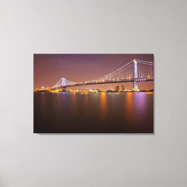 Ben Franklin Bridge Leinwanddruck (Vorderseite)
