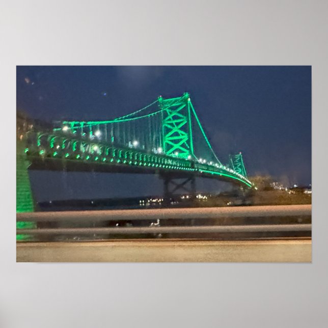 Ben Franklin Bridge Philadelphia Poster (Vorne)