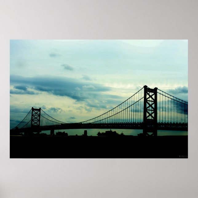 Ben Franklin Bridge Poster (Vorne)