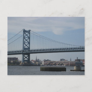 Ben Franklin Bridge Postkarte
