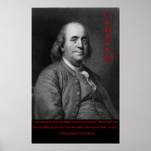 Ben Franklin - die, die sich bewegen Poster