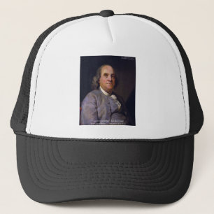 Ben Franklin "Liebe Thy Neibhbor Aber.." Kostenvor Truckerkappe