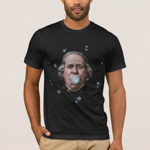 Ben Franklin mit Kaugummi-T - Shirt