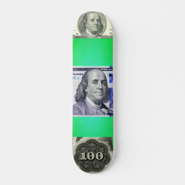 Ben Franklin Skateboard (Vorne)