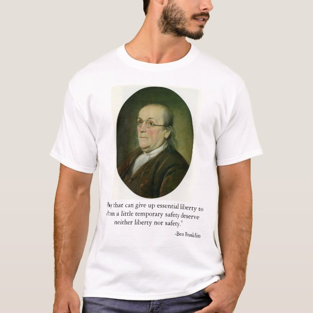 Ben Franklin T-Shirt (Vorderseite)