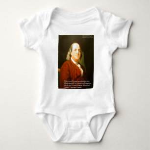 Ben Franklin (What is weisse) zitiert Geschenke &  Baby Strampler