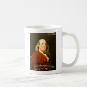 Ben Franklin (What is weisse) zitiert Geschenke & Kaffeetasse
