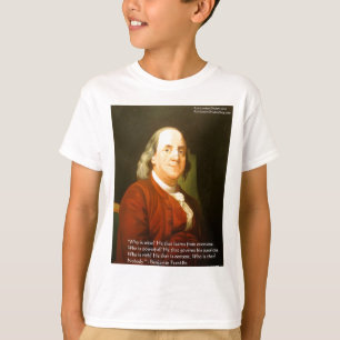 Ben Franklin (What is weisse) zitiert Geschenke &  T-Shirt