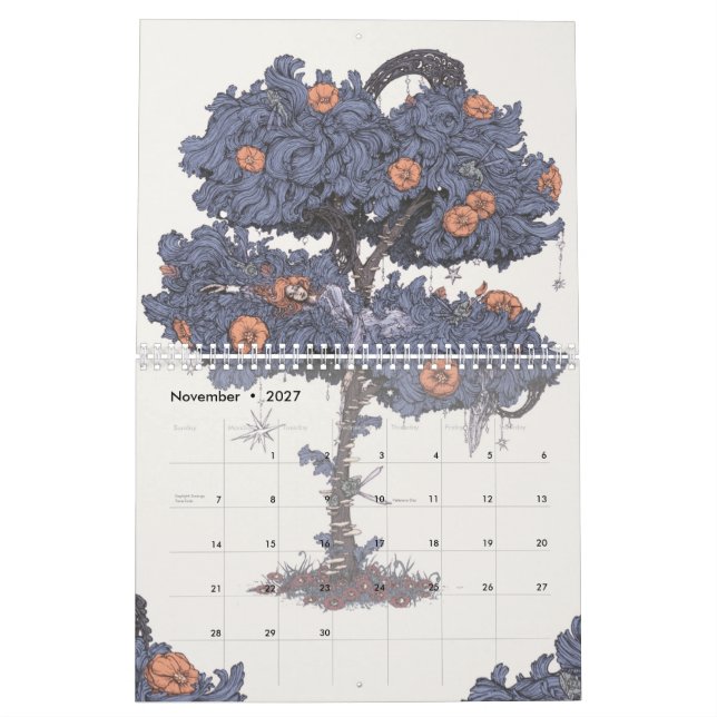 Ben Geigers Kunst des Kalenders 2021 Kalender (Nov 2027)