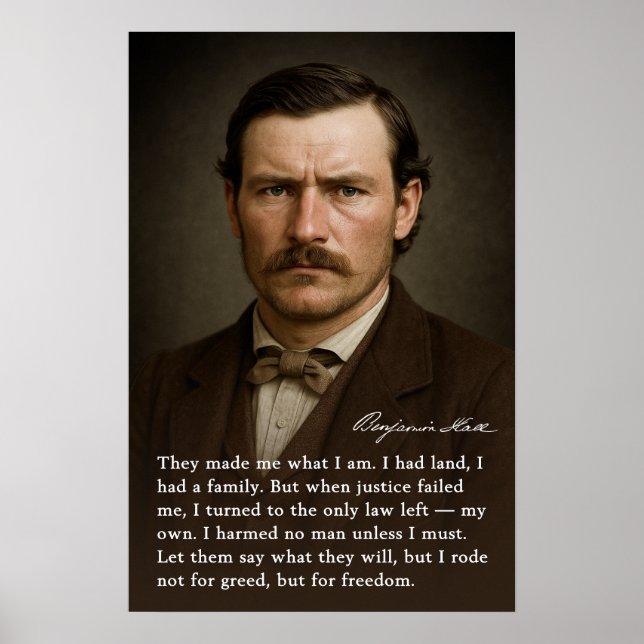 Ben Hall - Die widerwillige Gesetzlosigkeit Poster (Vorne)