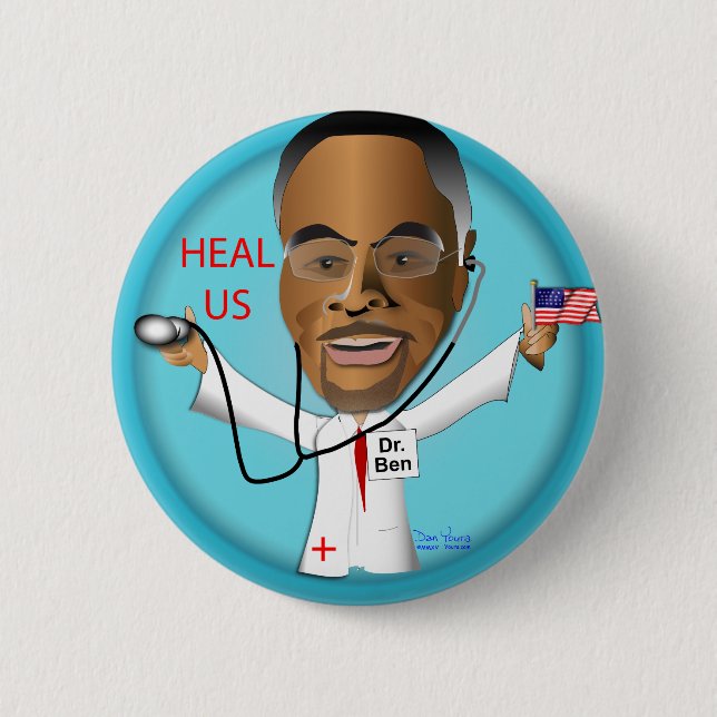 Ben Heal US Button (Vorderseite)