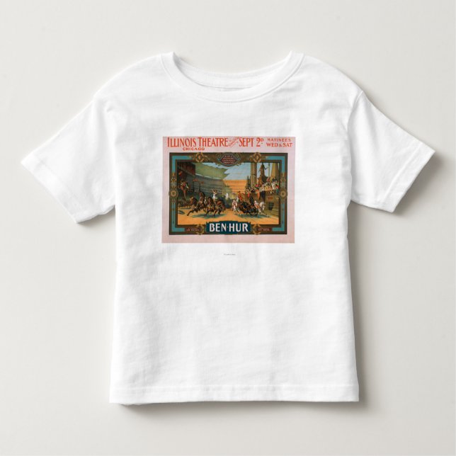 Ben-Hur Chicagos am Illinois-Theater-Plakat Kleinkind T-shirt (Vorderseite)