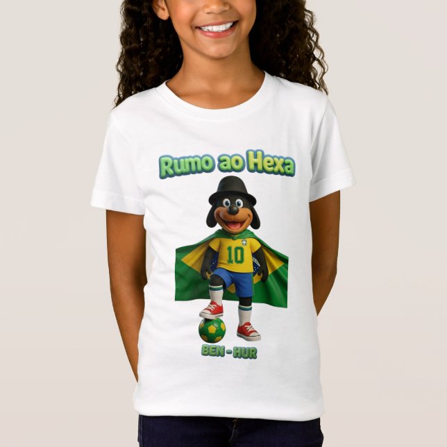 Ben-Hur Craque 10 com Capa da Bandeira T-Shirt (Vorderseite)
