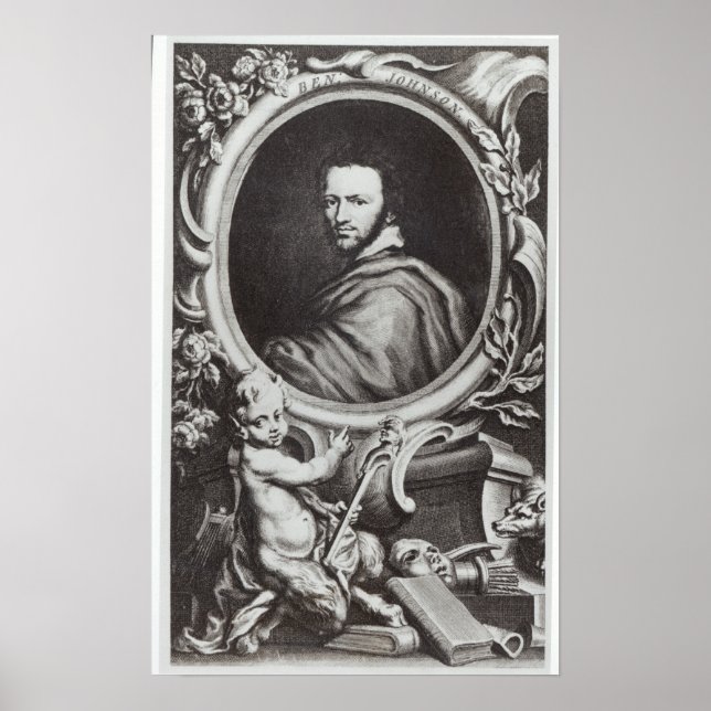 Ben Jonson English playwright Poster (Vorne)