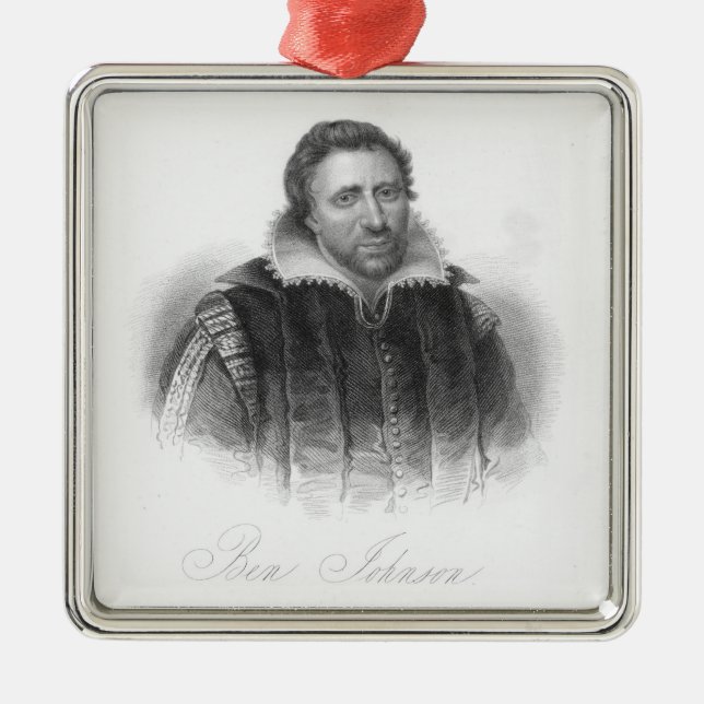 Ben Jonson Ornament Aus Metall (Vorne)
