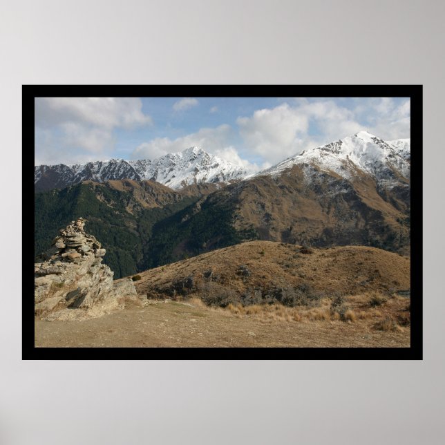 Ben Lomond, Queenstown NZ Poster (Vorne)