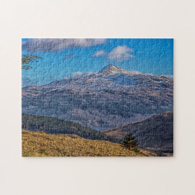 Ben Lomond und Loch Lomond, Schottland Puzzle (Horizontal)
