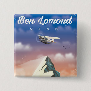 Ben Lomond, Utah Reiseplakat Button
