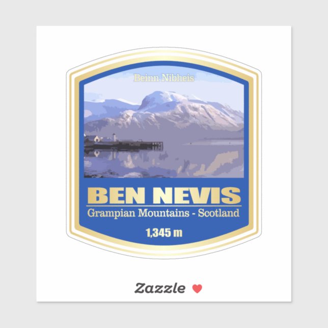 Ben Nevis (PL) Aufkleber (Blatt)