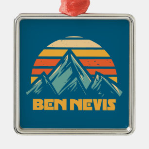 Ben Nevis Retro Türkis Ornament Aus Metall