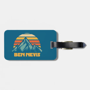 Ben Nevis Retro Turquoise Gepäckanhänger