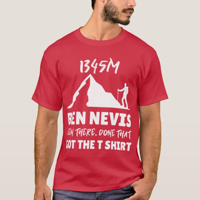 Ben nevis rückwärts T-Shirt (Vorderseite)