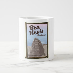 Ben Nevis Schottland Reiseplakat Jumbo-Tasse