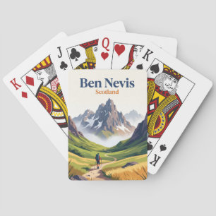 Ben Nevis Schottland Spielkarten