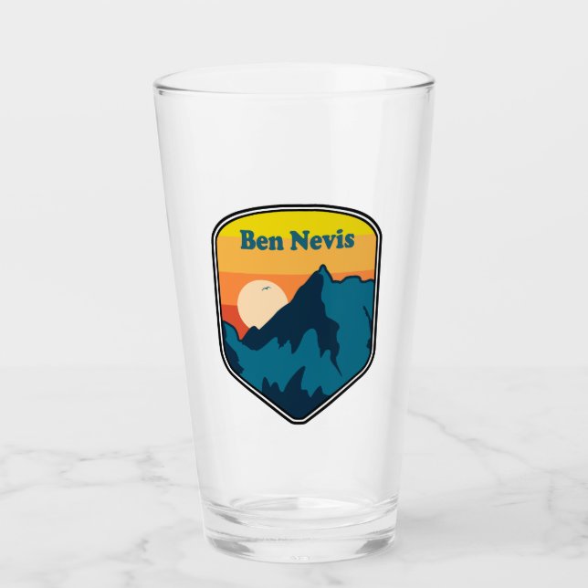 Ben Nevis Scotland Sunrise Glas (Vorderseite)