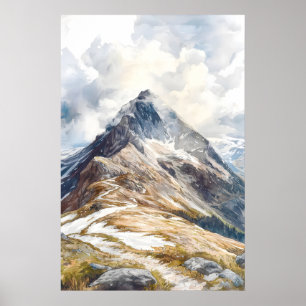Ben Nevis Wasserfarbenposter Wasserfarbe 1 Poster