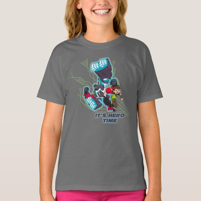 Ben & Omni-Enhanced Four Arms - Es ist die Heldenz T-Shirt (Vorderseite)