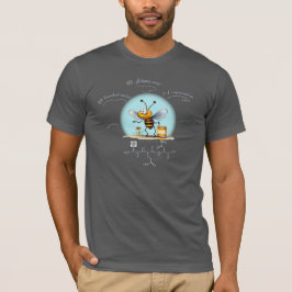 BEN-Peptid, Bee-8 w/custom text, dunkel T-Shirt