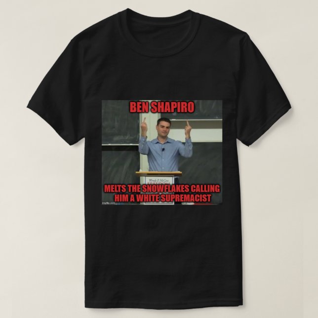 Ben Shapiro zerstört Menschen T-Shirt (Design vorne)