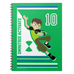Ben Tennyson Athletic Graphic Notizblock