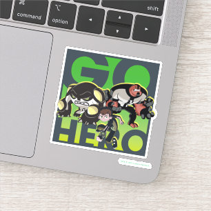 Ben Tennyson, Cannonbolzen und vier Waffen - Go He Aufkleber