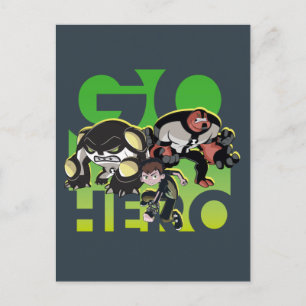 Ben Tennyson, Cannonbolzen und vier Waffen - Go He Einladungspostkarte