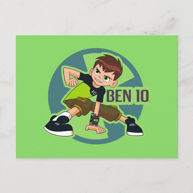 Ben Tennyson Omnitrix Graphic Einladungspostkarte (Vorderseite)