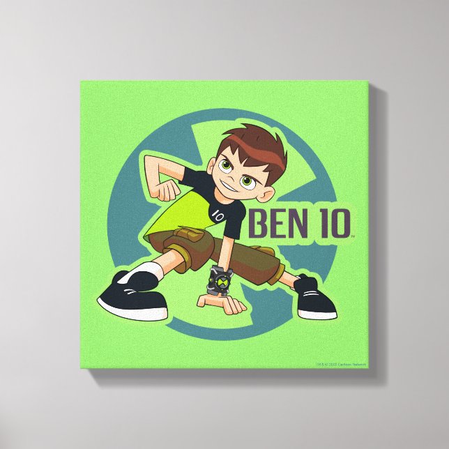 Ben Tennyson Omnitrix Graphic Leinwanddruck (Vorderseite)