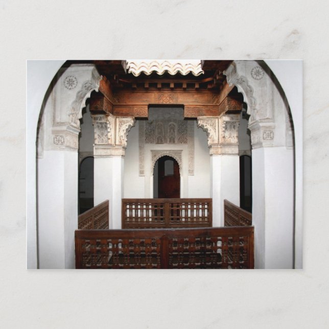 Ben Youssef Medersa Postkarte (Vorderseite)