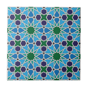 Ben Yusuf Madrasa Geometric Patterrn 10 Fliese