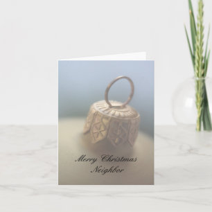Benachbarte Weihnachtskarte Feiertagskarte