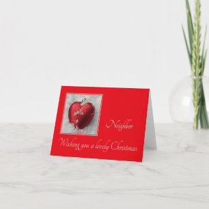 Benachbarte Weihnachtskarte Feiertagskarte