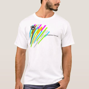 Benachteiligt-Sieg-Neon-Streifen T-Shirt