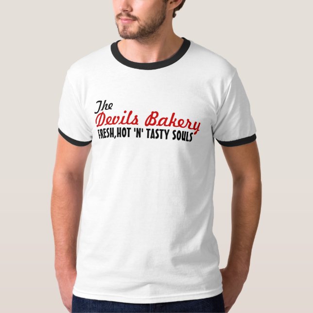 BENACHTEILIGTER - "Teufel-Bäckerei-" T - Shirt (Vorderseite)