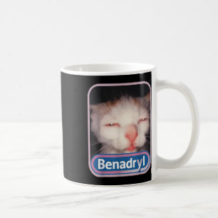 Benadryl Meme Cat Benny Niedlich &amp; Funny Kaffeetasse
