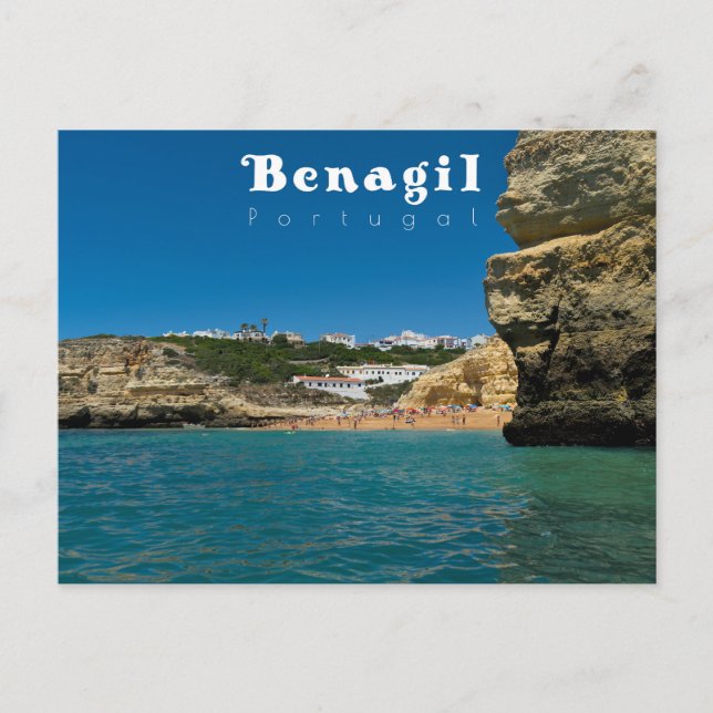 Benagil Beach - Portugal Postkarte (Vorderseite)
