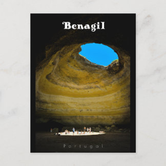 Benagil Cave - Travel Art Collection Postkarte