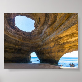 Benagil-Höhle in der Algarve Poster